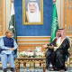 وزیراعظم شہباز شریف کی سعودی ولی عہد محمد بن سلمان سے ملاقات