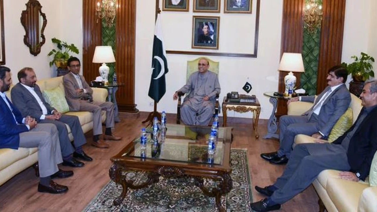 Zardari meets MQM leadership, discusses law and order situation in Karachi