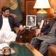 Mohsin Naqvi meets Kamran Tessori in Karachi 