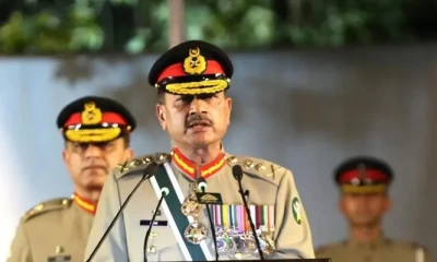 COAS delivers speech in PAF passing out parade 