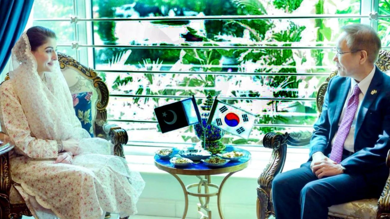 Punjab CM Maryam meets Korean Ambassador to Pakistan Park Kijun