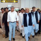 وزیر داخلہ محسن نقوی اور وزیر دفاع  خواجہ محمد آصف کا سیالکوٹ  ائیر پورٹ  کا دورہ