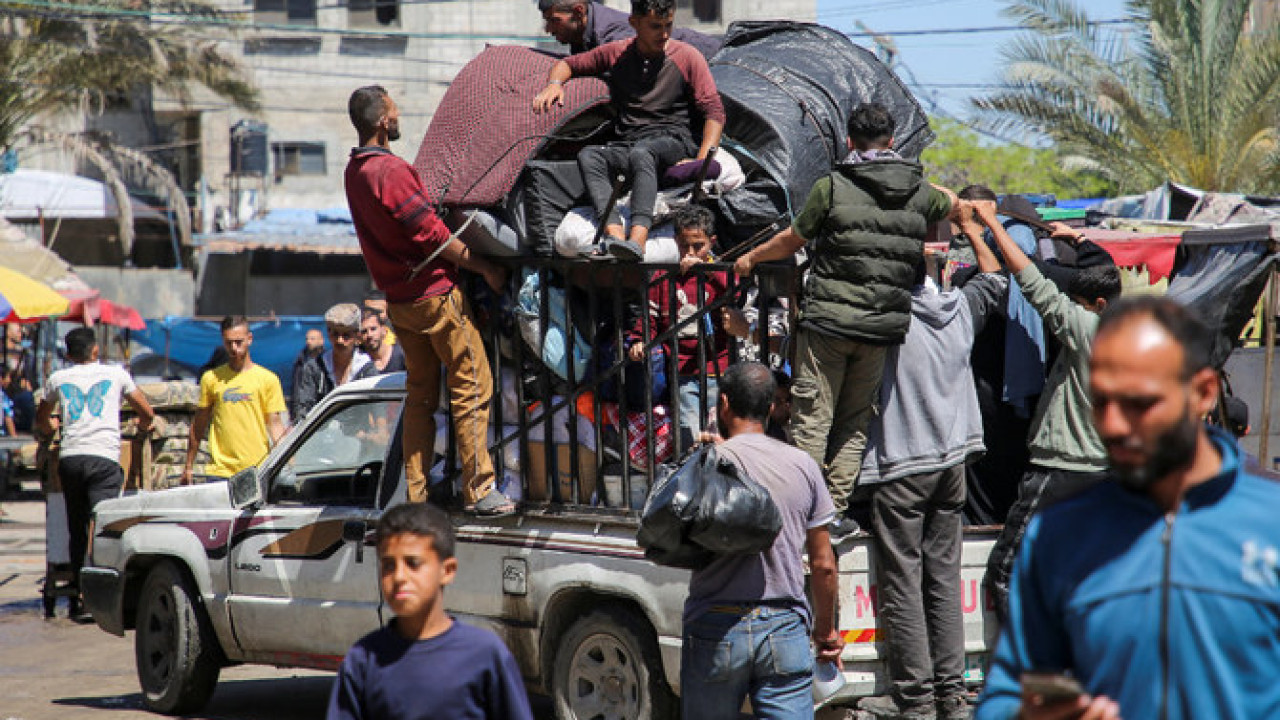 اسرائیلی آپریشن میں شدت کے باعث  80 ہزار فلسطینی رفع سے نقل مکانی کر چکے ہیں، اقوام متحدہ