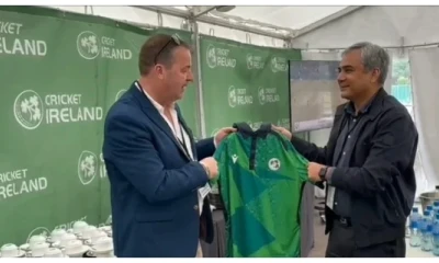 Naqvi meets Chairman of Cricket Ireland