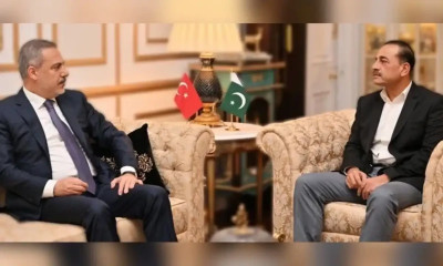 آرمی چیف جنرل سید عاصم منیر سے ترکیہ کے وزیرخارجہ خاقان فدان کی ملاقات