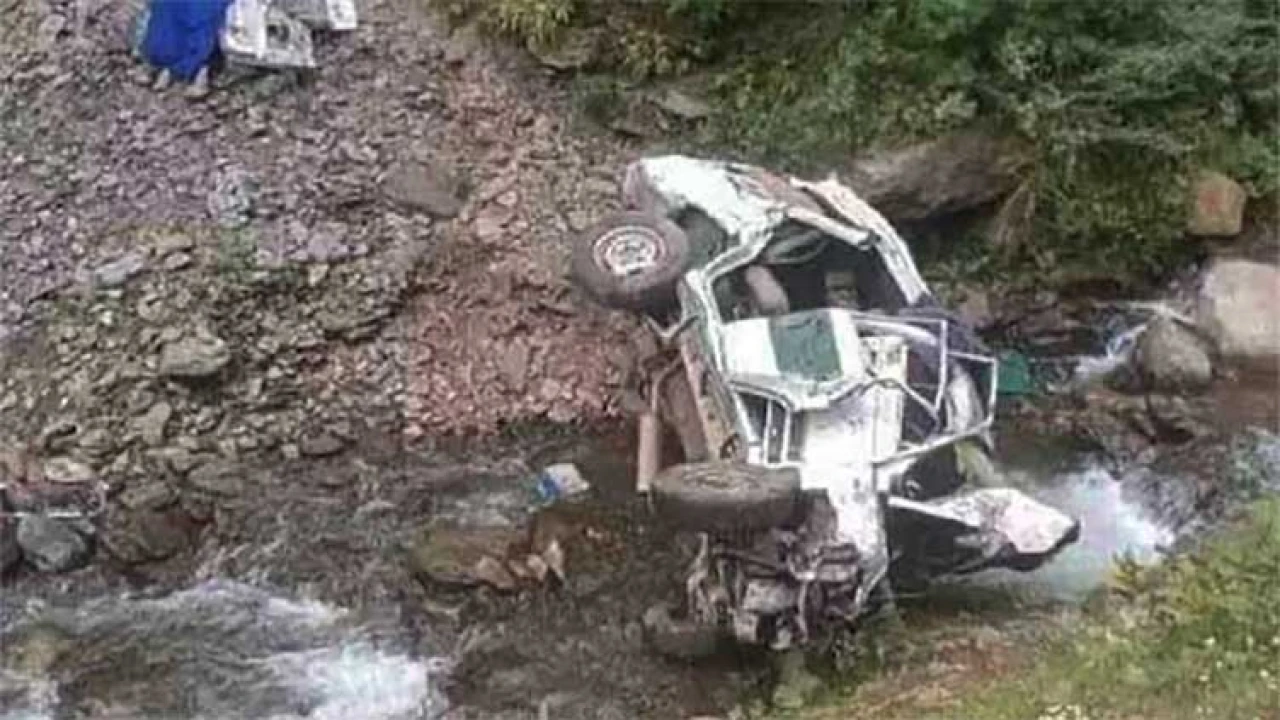 Shangla: Eight of a family killed as jeep falls into ravine