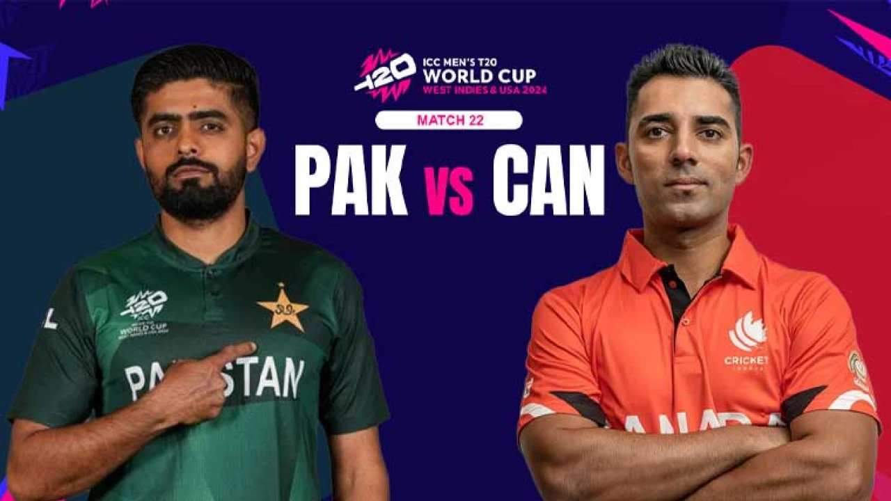 T20 WC: Pakistan, Canada to lock horns today
