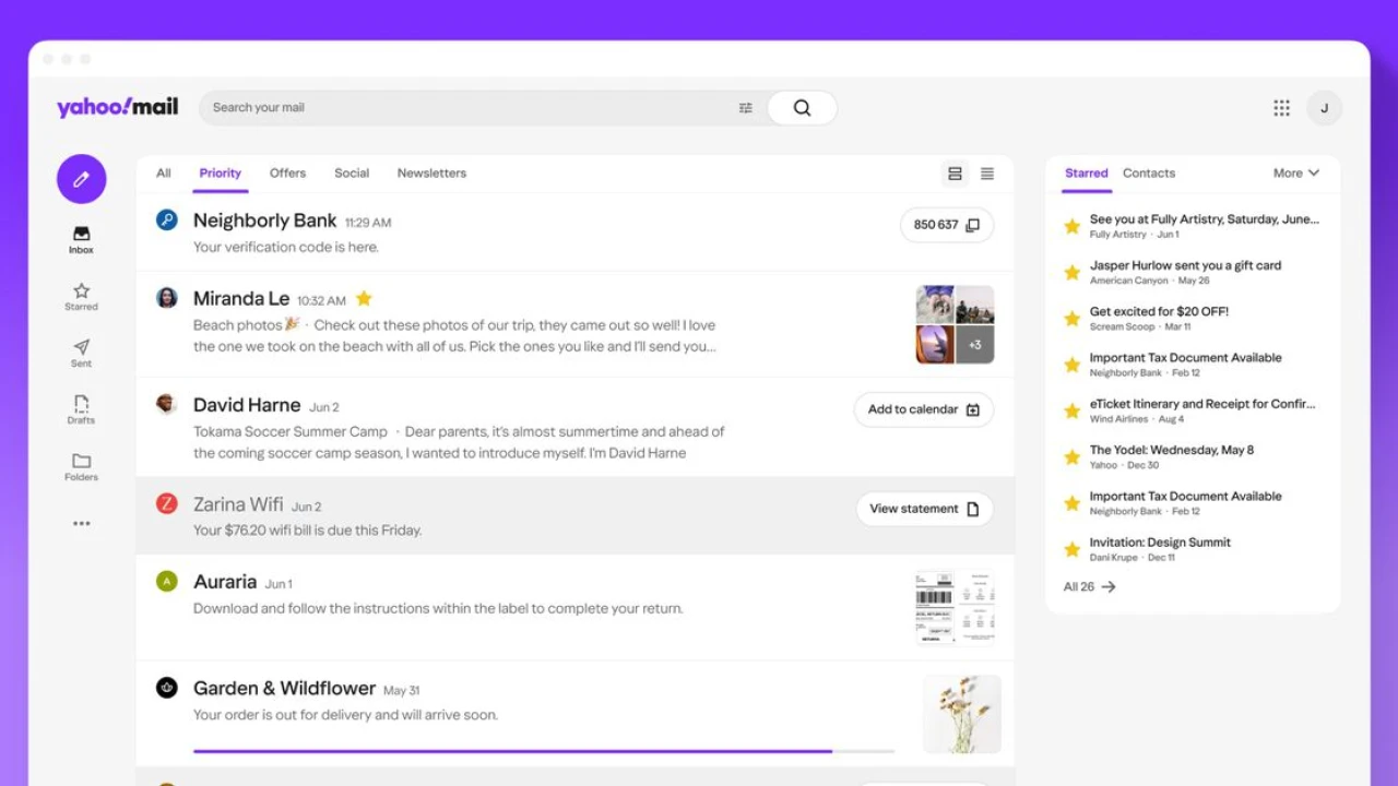 Yahoo Mail is adding more AI to simplify desktop email