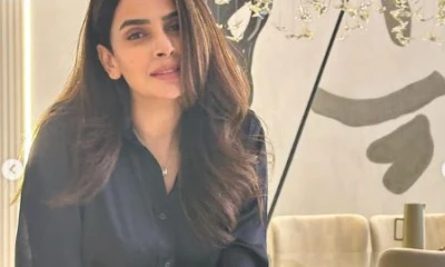 Saba Qamar dazzles fans with her elegant black outfit