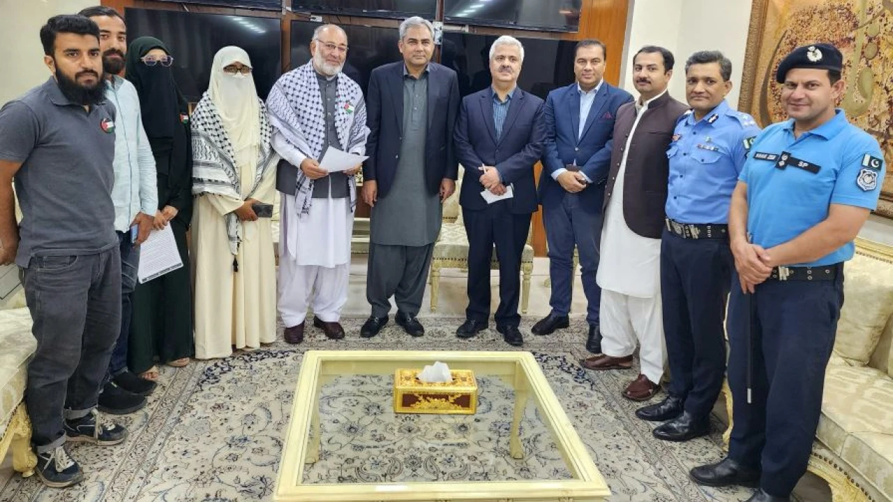 Participants of Save Gaza campaign end Islamabad 41 Day long sit-in