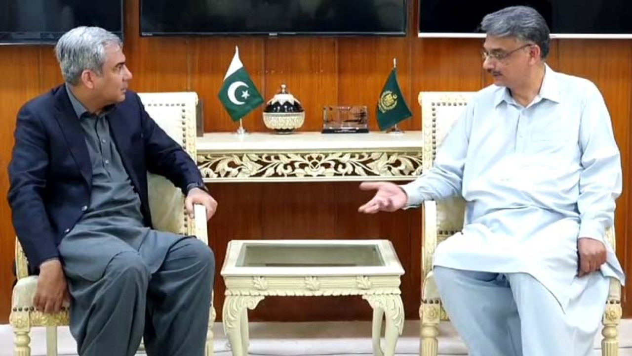 وزیر اعظم آزاد کشمیر چوہدری انوارالحق کی وفاقی وزیر داخلہ محسن نقوی سےملاقات