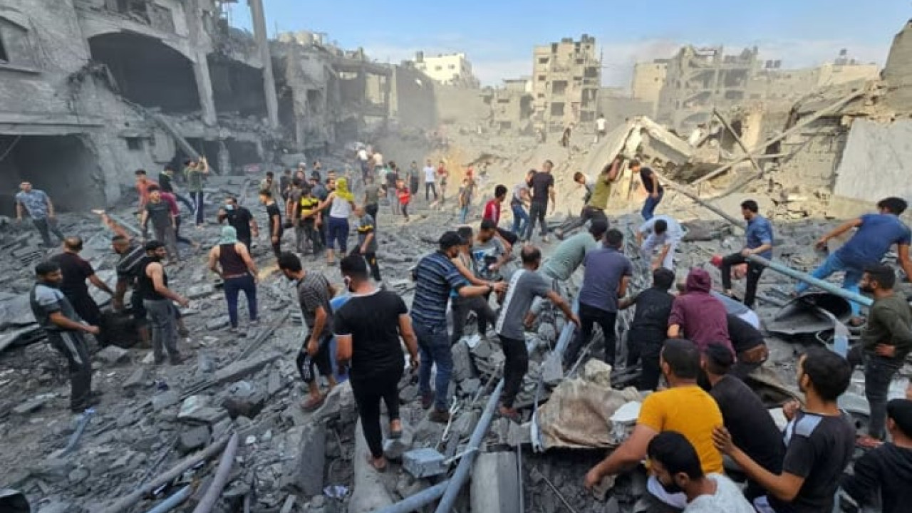 غزہ : اسرائیلی حملوں میں  مزید 60  فلسطینی شہید