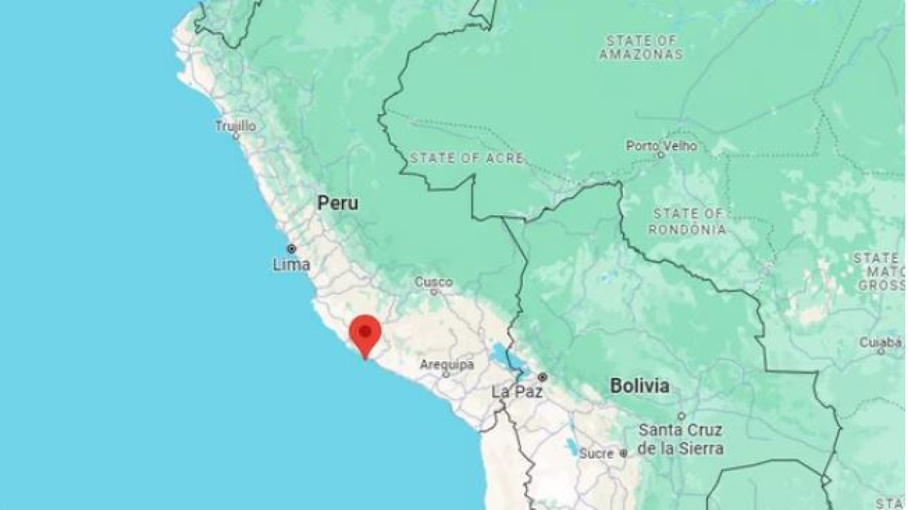 ساؤتھ امریکی   ملک پیرو  میں 7.2 شدت  کا زلزلہ