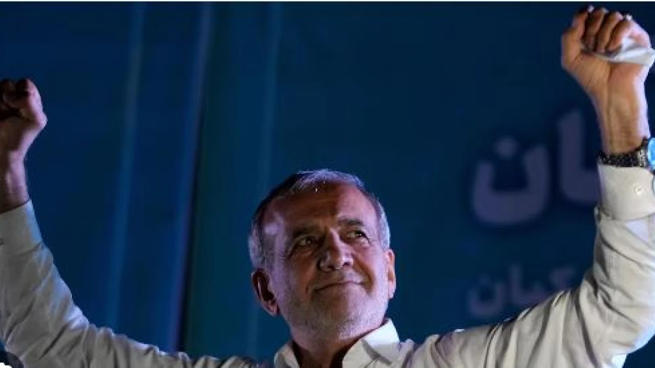 Moderate Pezeshkian wins Iran presidential election, urges people to stick with him