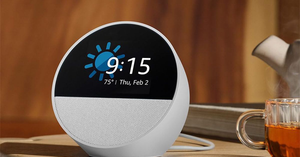 Amazon’s new Echo Spot is already almost half off for Prime Day