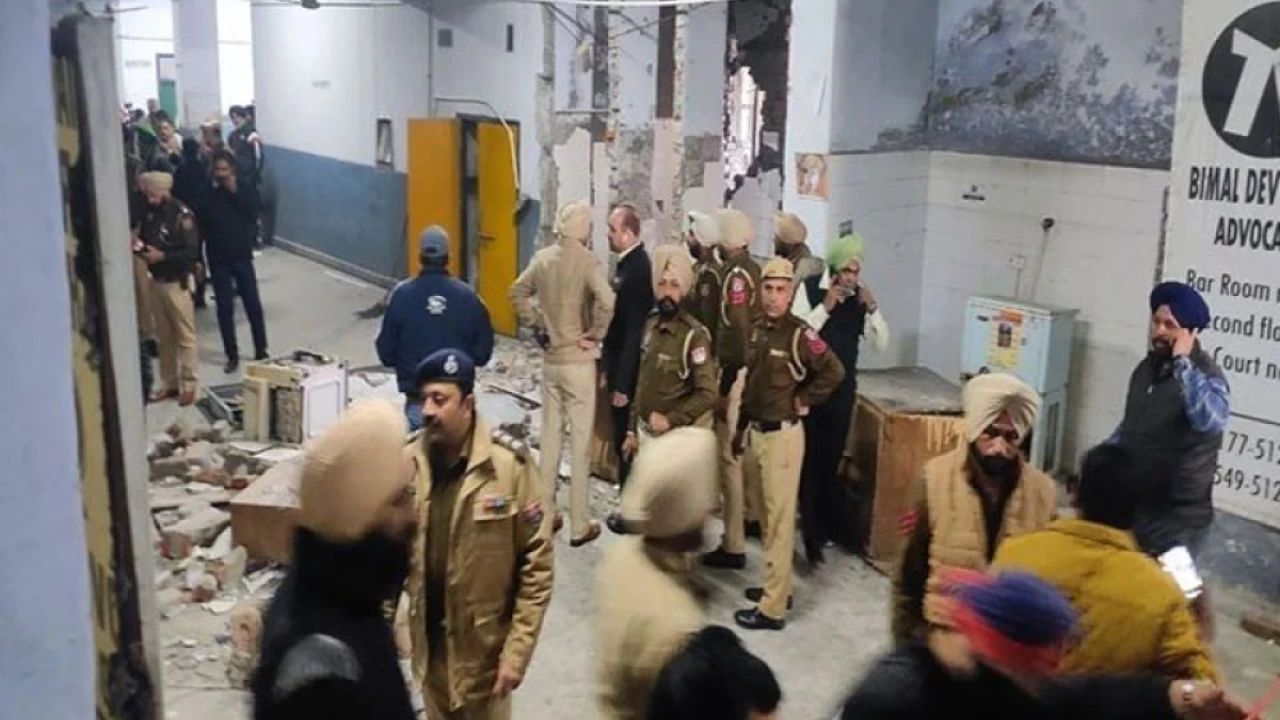Blast inside court complex in Indian Punjab