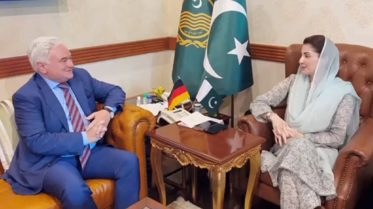 Maryam, German Ambassador reiterate commitment to strengthen mutual relations