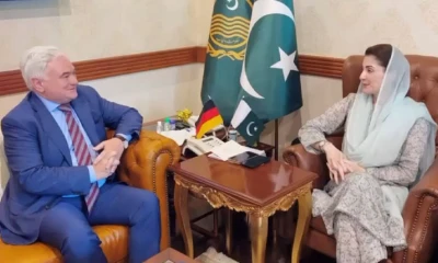 Maryam, German Ambassador reiterate commitment to strengthen mutual relations