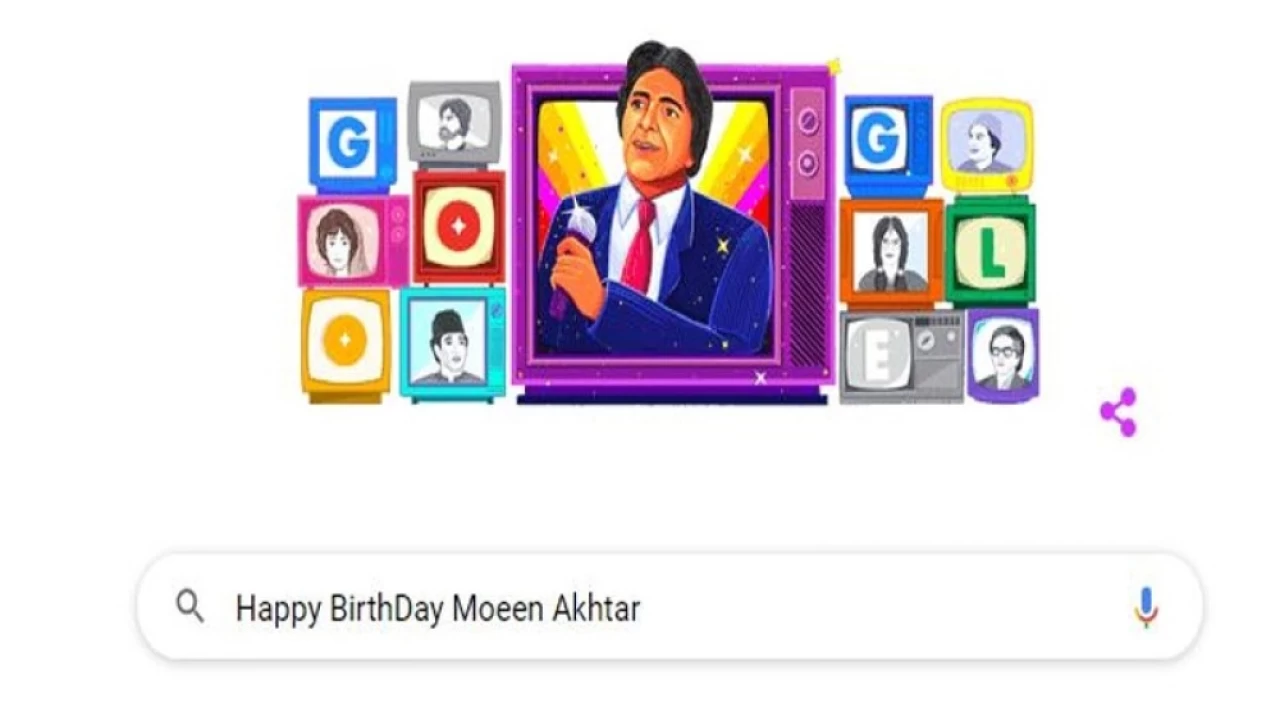 Google honors legendary comedian Moin Akhtar on his 71st birth anniversary