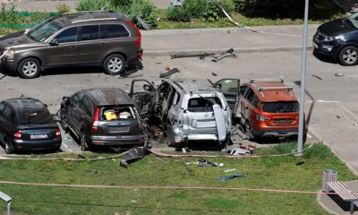 روس کے دارالحکومت ماسکو میں گاڑی میں دھماکہ ،دو افراد زخمی