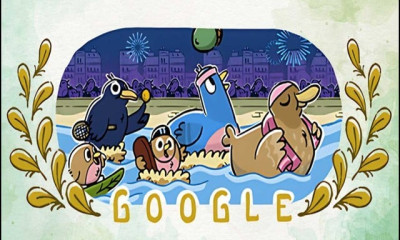 گوگل کا  پیرس  اولمپک2024 کی مناسبت سے خصوصی ڈوڈل تیار