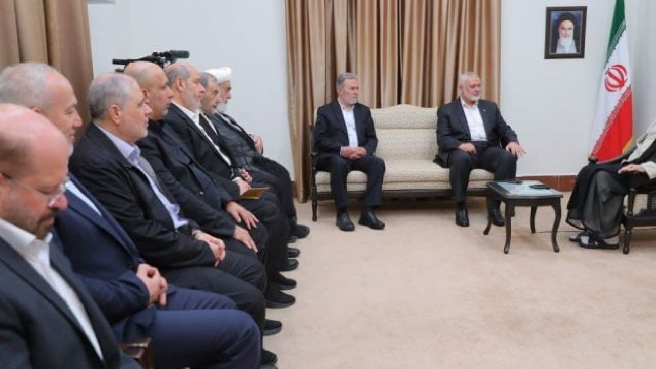 ایرانی سپریم لیڈر کی حماس کے رہنماؤں سے ملاقات