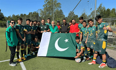 ناروے کپ: پاکستان اسٹریٹ چائلڈ فٹبال ٹیم کوسیمی فائنل میں شکست 