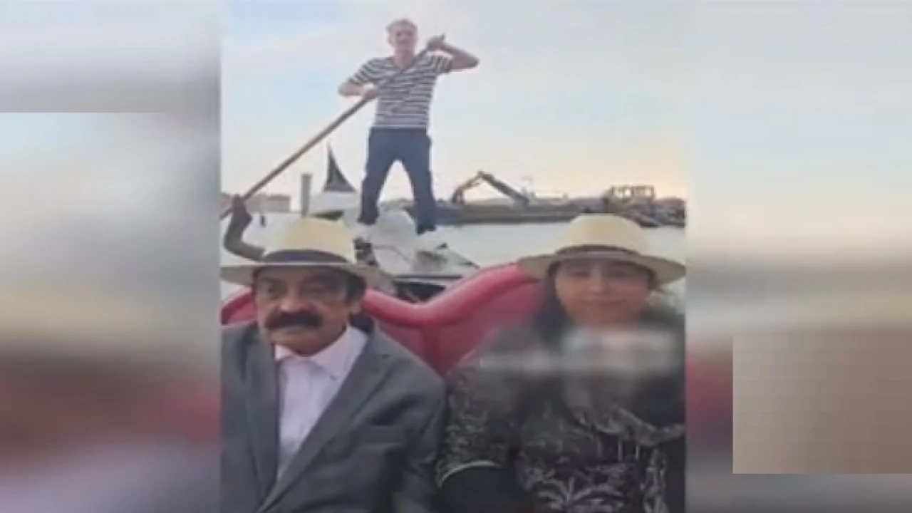 Rana Sanaullah’s boat riding video in Paris goes viral 