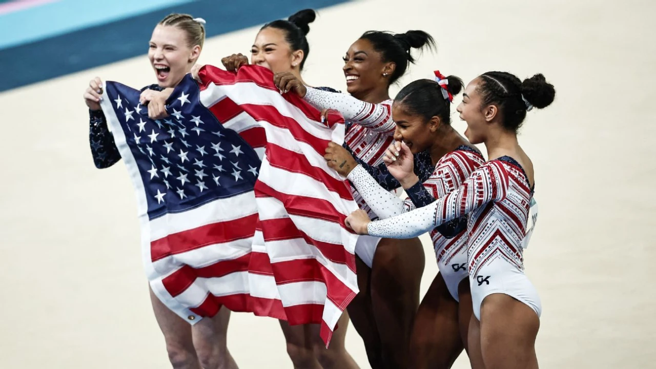 Biles, U.S. back on top with gymnastics team gold