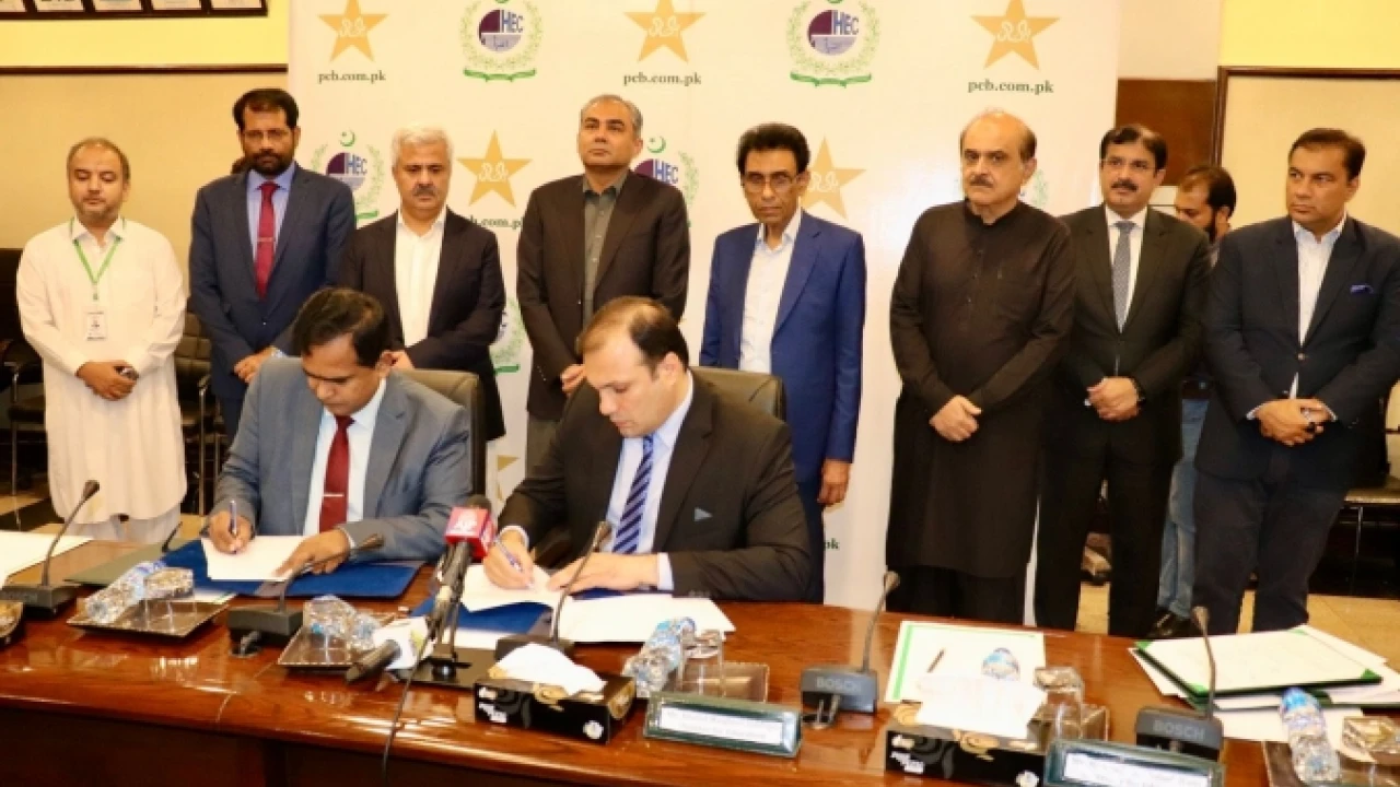 PCB signs historic MOUs for development of School, College and University Cricket