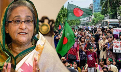 بنگلہ دیشی وزیر اعظم حسینہ واجد نے استعفیٰ دے دیا