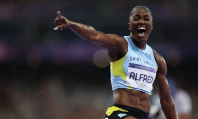 Alfred upsets Richardson, takes women's 100m