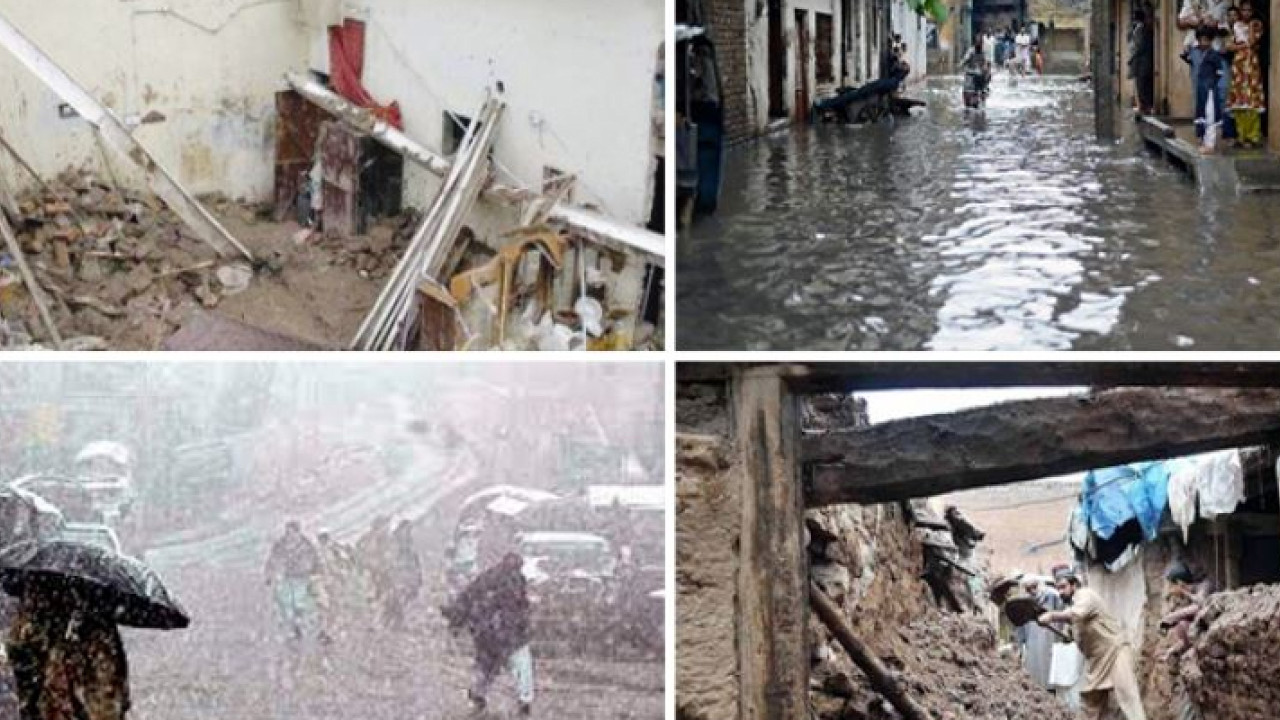 خیبرپختونخوا میں بارشوں کی تباہ کاریوں سے 15 افراد جاں بحق