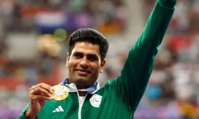 Pakistan’s hero Arshad Nadeem receives gold medal at Paris Olympics ceremony