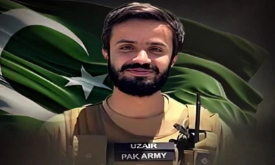 Lt Uzair embraces martyrdom after being wounded in Tirah