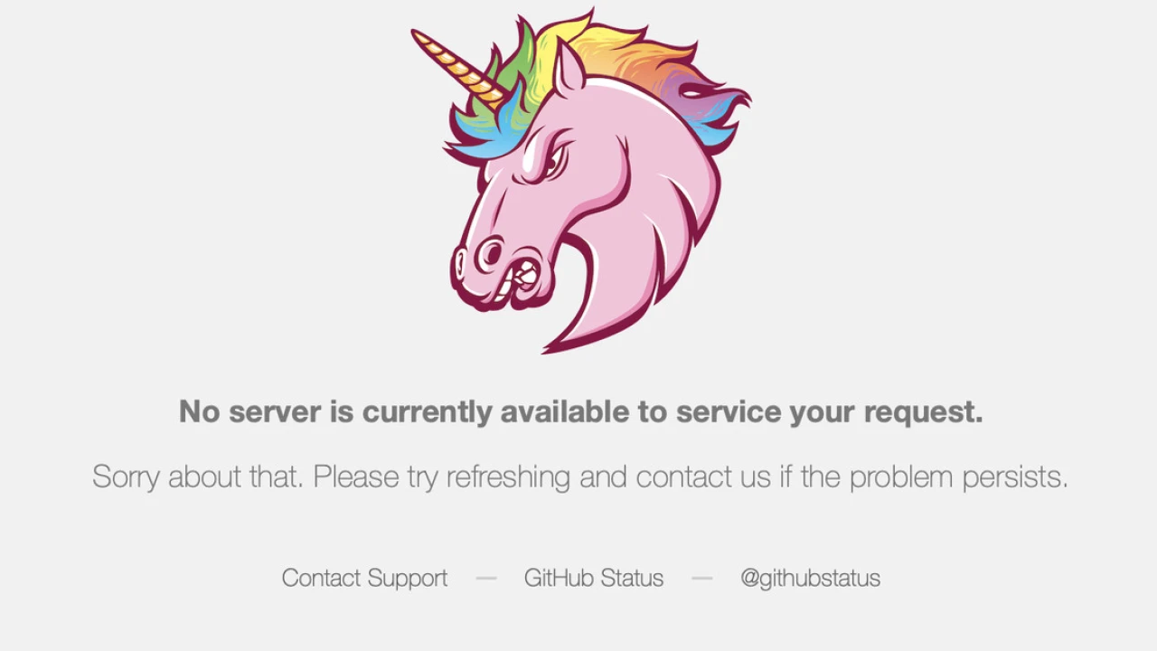 GitHub is down