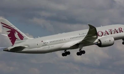 Qatar Airways flight makes emergency landing at Karachi airport due to engine failure