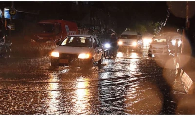 Late-night heavy rain submerges low-lying areas in Lahore