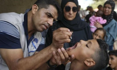 Israeli strikes kill 12 Palestinians in Gaza as polio vaccination resumes