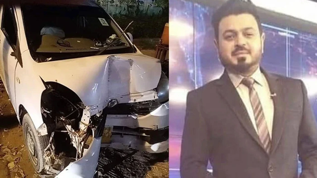 TV anchor died in Karachi traffic accident