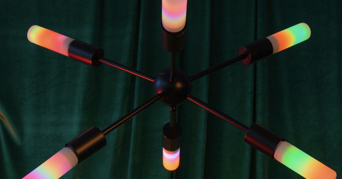 Lifx’s new tube bulb turns your boring light fixtures into RGB glowsticks