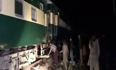 Three coaches of Sir Syed Express derail near Rohri