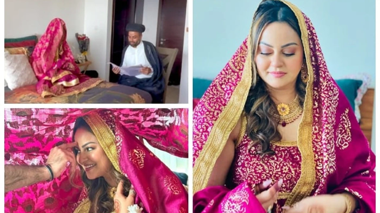 Actor Juvaria Abbasi shares photos of second marriage