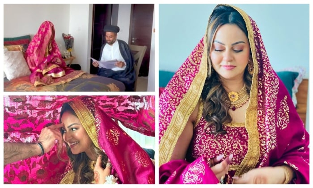 Actor Juvaria Abbasi shares photos of second marriage