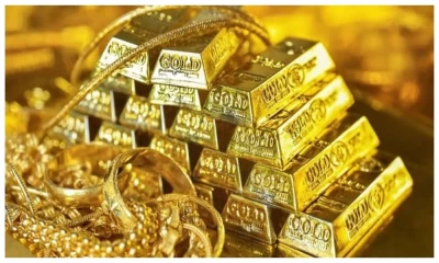 Gold price high by Rs1,500 per tola