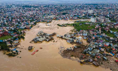 نیپال میں  سیلاب اور لینڈ سلائیڈنگ سے اموات کی تعداد  190 سے تجاوز کر گئی