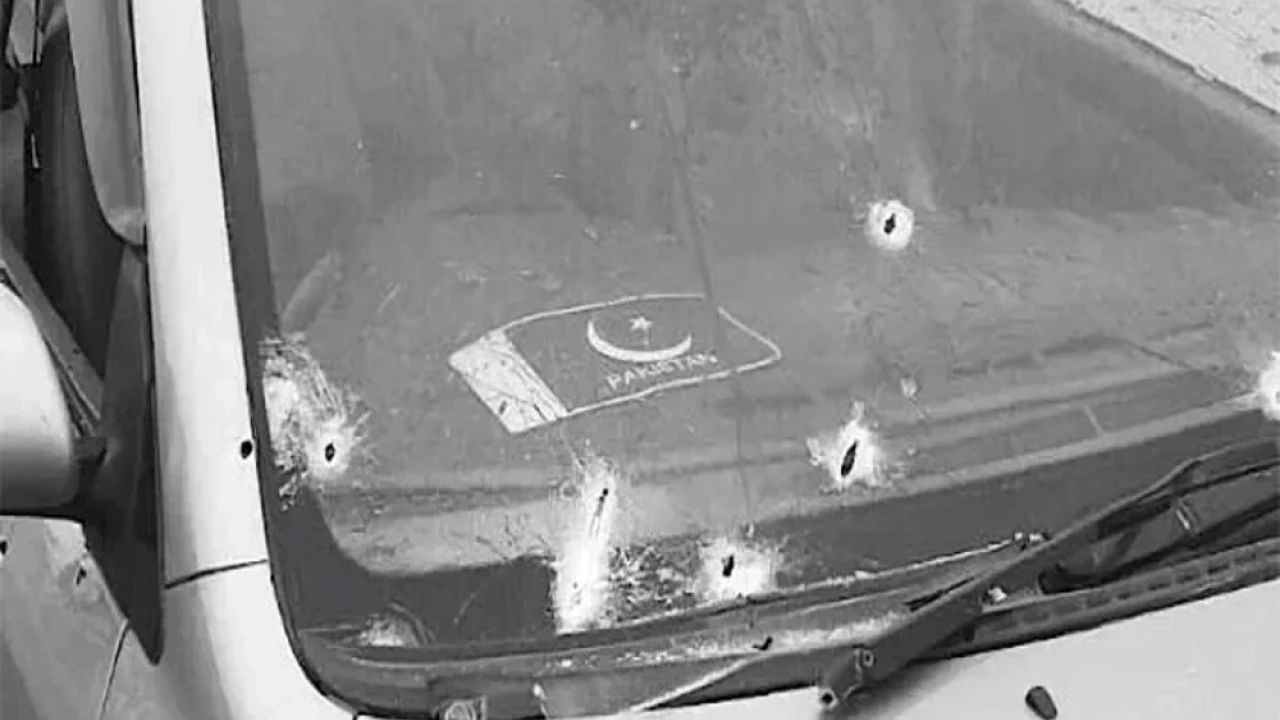 Firing on DC Shirani's vehicle in Qila Saifullah