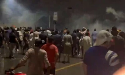 PTI protesters, police clash at D-Chowk amid downpour in Islamabad