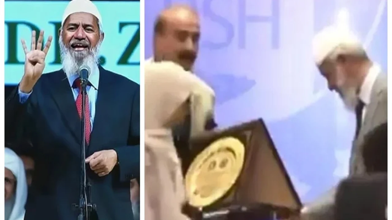 Dr. Zakir Naik reacts to incident of leaving stage in Islamabad