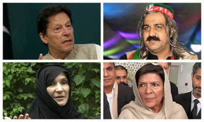 عمران خان، علی امین گنڈاپور، علیمہ خان اور عظمیٰ خان  دہشت گردی کے 4 مقدمات میں نامزد